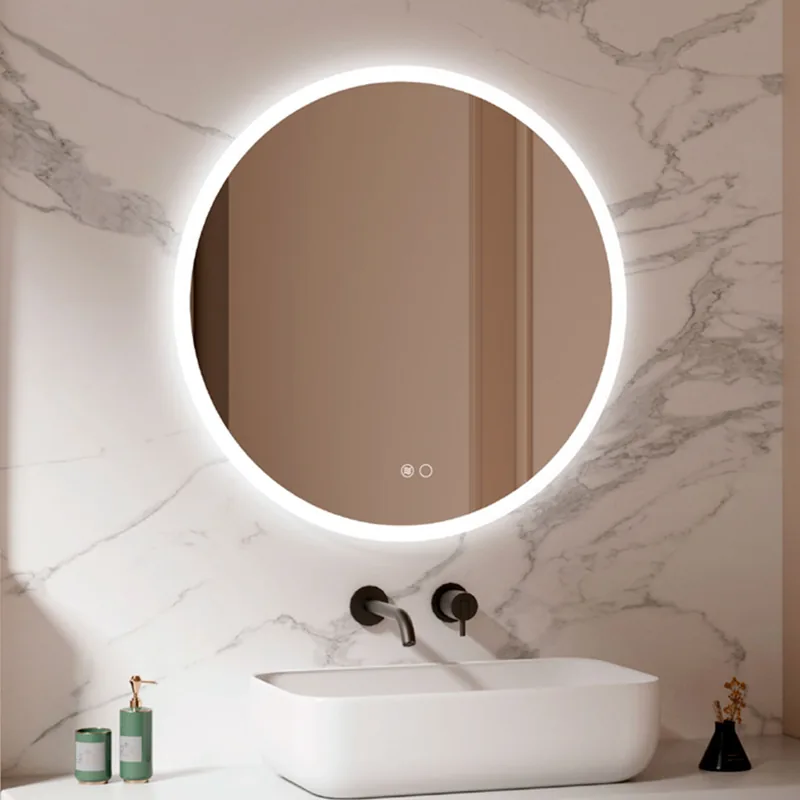 Espelho Redondo Led Desembaciador Hp Fornax Acrilico