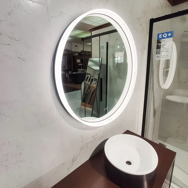 Espelho Redondo Led Desembaciador Hp Pavo Acrilico